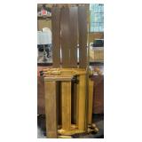 Pair of twin headboards, footboards, rails and