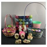 Group of Easter & Christmas decorations