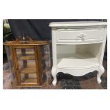 Nightstand and Butler wall cabinet, 24'-27' high
