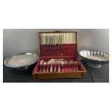 Set of vintage Oneida Community silver plate