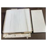 Marble style floor tiles, 11.5' x 23.5' & 23.5' x