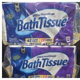 2- Ultra Premium bath tissue 45 rolls each