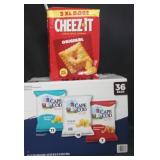 36ct cape cod chips variety. 2xl bags cheese it