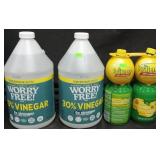 2 worry free 30% vinegar 1gal. 2pk real lemon