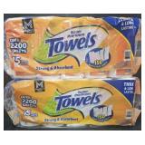 2- Super Premium Paper Towels 15 rolls per pack