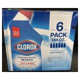 6 pack Clorox toilet bowl cleaner.