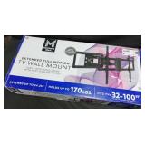 Extended full motion TV wall mount. Fits tvs
