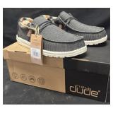 hey dude menï¿½s size 8 ladies size 10 wally knit