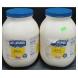 2 Hellman mayonnaise 128oz.