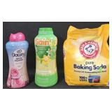 Downy scent beads 26.3oz. Gain scent beads 39oz.