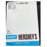 12ct giant Hershey bars 25 pieces