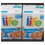 2 2pk 31oz Quaker life cereal