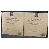2- Heavy Duty Adult Velvet Hangers 50ct per box