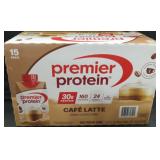 15pk premier protein Cafe latte shakes