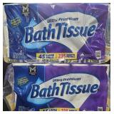 2- Ultra Premium bath tissue 45 rolls each