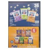 42ct utz variety pack chips. 36ct skinny pop