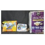 Ultra soft facial tissue 12 cube boxes. All dryer