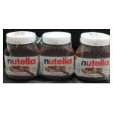 3 Nutella 26.5 oz jars