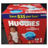 Huggies little snugglers 234ct size 1