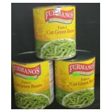 3 Fancy cut green beans 6lbs 5oz