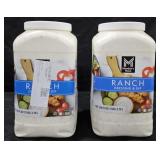 2- Ranch dressing 1 gallon each