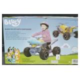 Bluey 12v atv with surfboard. Not tested
