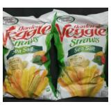 2 23.5oz veggie straws by sensible portions