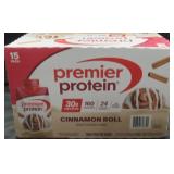 15pk premier protein cinnamon roll shakes