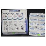 Crest Gum Detoxify toothpaste 4 tubes. Sensodyne