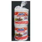 2 hefty Supreme 100ct oval platters