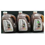 3 Arizona half and half diet iced tea 128oz