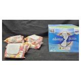 6- Facial cleansing towels 20 count each. Always