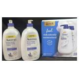 2 pack dove body wash. 2 pack Aveeno moisturizing