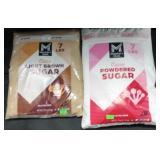 7lbs cane light brown sugar. 7lbs cane powdered