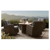 MSRP: $1499 Fremont Fire Pit Chat Set with