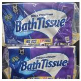 2- Ultra Premium bath tissue 45 rolls each