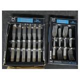 Dinner knives 36 count. Dinner forks 36 count