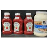 3 heinz ketchup 44oz bottles. Extra heavy
