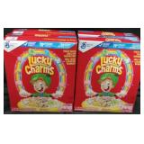 2 2pk lucky charms cereal boxes