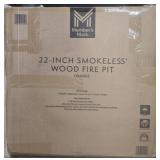Smokeless Wood Fire Pit 22' Orange. Not checked