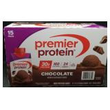 15pk premier protein chocolate shake bottles