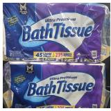 2- Ultra Premium bath tissue 45 rolls each