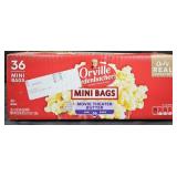 Orville Movie theater popcorn mini bags 36 count