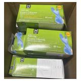 10 boxes of Nitrile Exam gloves size medium 200