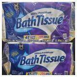 2- Ultra Premium bath tissue 45 rolls each