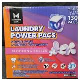 Laundry detergent Power Pacs 130 count
