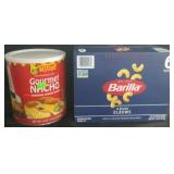 Ricos nacho cheese 6lb 21oz. Barilla 6ct boxes