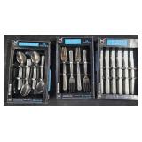 Teaspoons 36 count. Dinner forks 36 count. Dinner