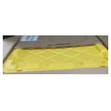 Sterilite 6pc yellow lid 27gal totes. Not checked