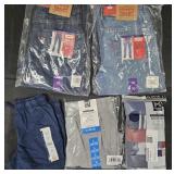 Boy's size 10 Levi's jeans, size 4/5 shorts and